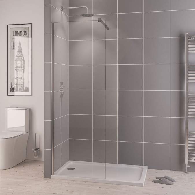 Vantage 2000, 760mm Walk In Shower Screen - Eastbrook