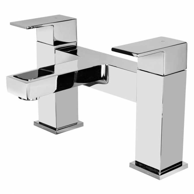 Vema Lys Chrome Deck Mounted Bath Filler Tap (DITB2142)