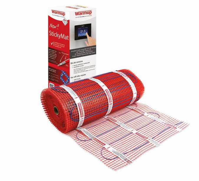 Warmup StickyMat Electric Underfloor Heating 200w 4m2