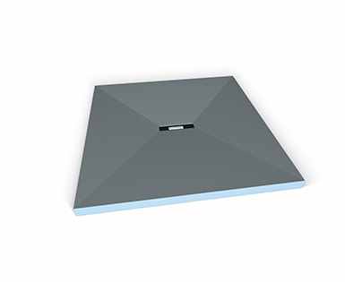 wedi Fundo Riofino Shower Tray - 900 x 900mm Linear Drain