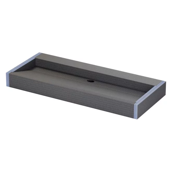 wedi Sanbath 600x 500mm Modular Washbasin 300mm Channel