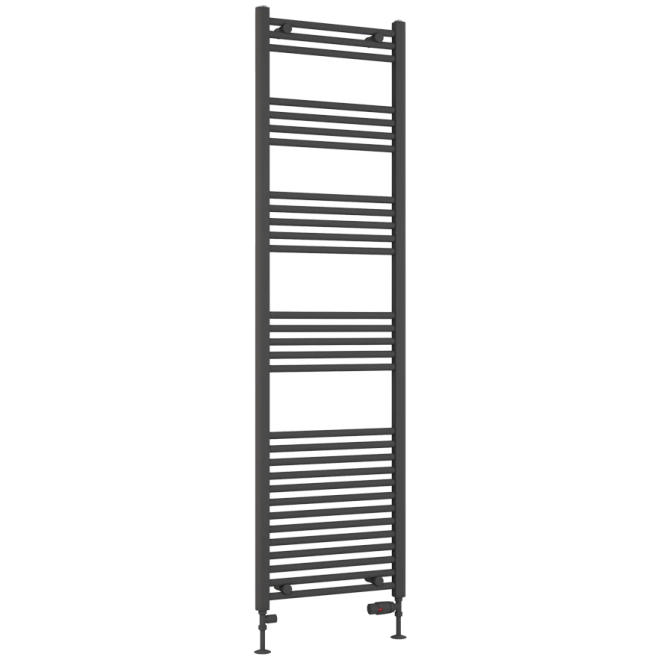 Eastbrook Wendover 1800 x 600mm Matt Anthracite Towel Radiator