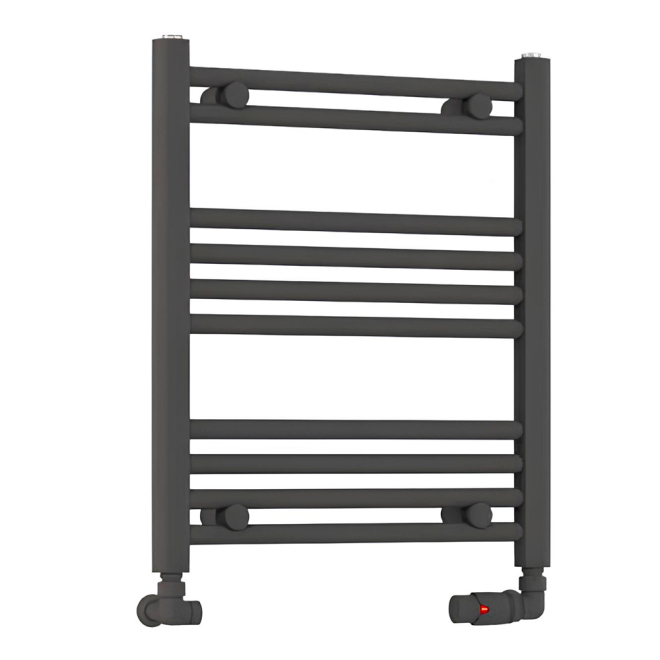 Eastbrook Wendover 600 x 500mm Matt Anthracite Towel Radiator