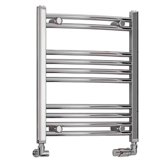 Eastbrook Wendover 600 x 500mm Chrome Curved Towel Radiator