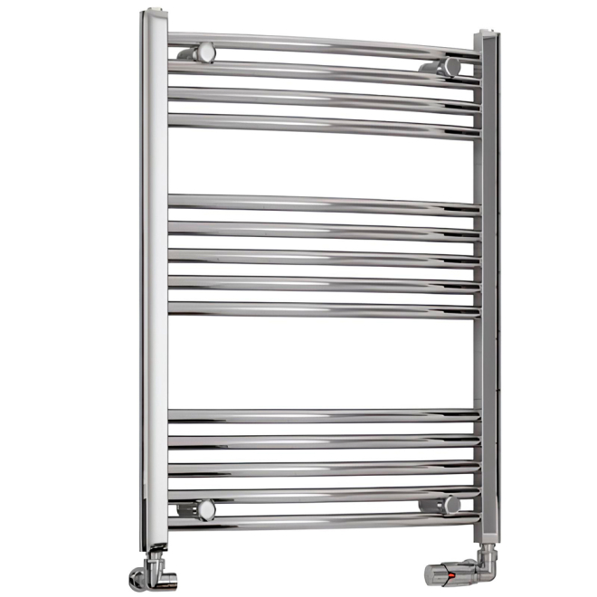 Eastbrook Wendover 800 x 600mm Chrome Curved Towel Radiator