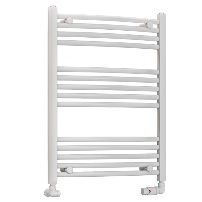 Eastbrook Wendover 800 x 600mm White Curved Towel Radiator