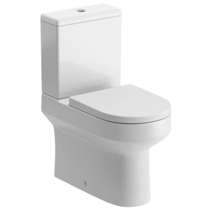 Whistle Closed Coupled Fully Shrouded Toilet & Soft Close Seat