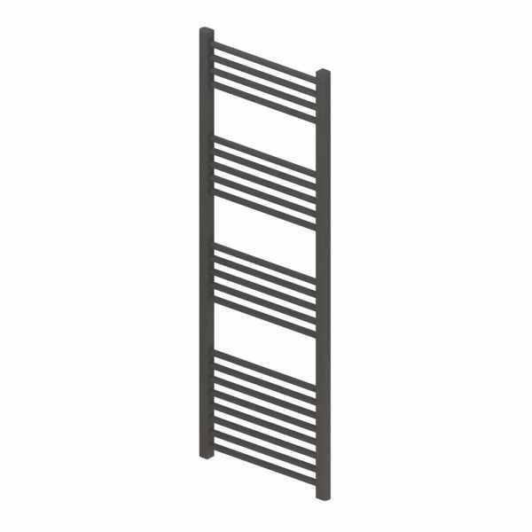 Eastbrook Wingrave 1400 x 400 Matt Anthracite Towel Radiator