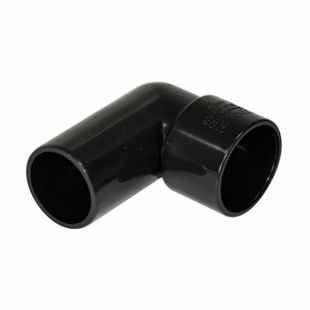 ABS Solvent Fit - 90 Degree Conversion Bend - 32mm - Black - Waste Pipe