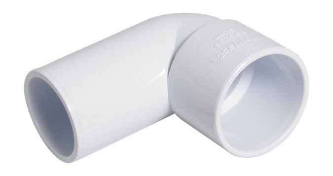 ABS Solvent Fit - 90 Degree Conversion Bend - 32mm - White - Waste Pipe