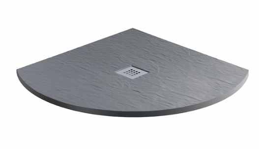 MX Minerials X2K Slate Effect Quadrant Shower Tray