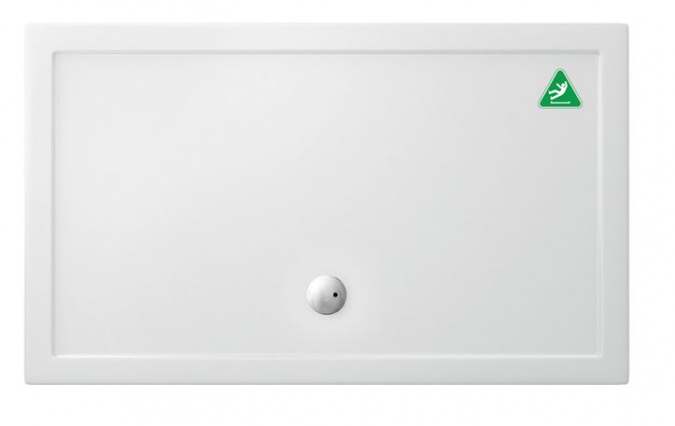 Zamori Anti-Slip Rectangular Shower Tray - 1500 x 900 - Central Waste - Z1361A