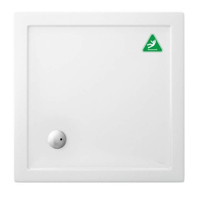 Zamori Anti-Slip Square Shower Tray 800 x 800mm - CLEARANCE