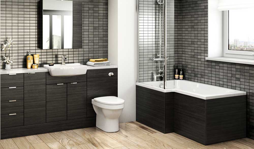 Black Bathroom furniture