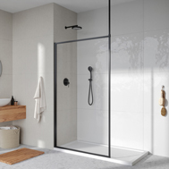  Roman Innov8 Black Framed Wetroom Panels