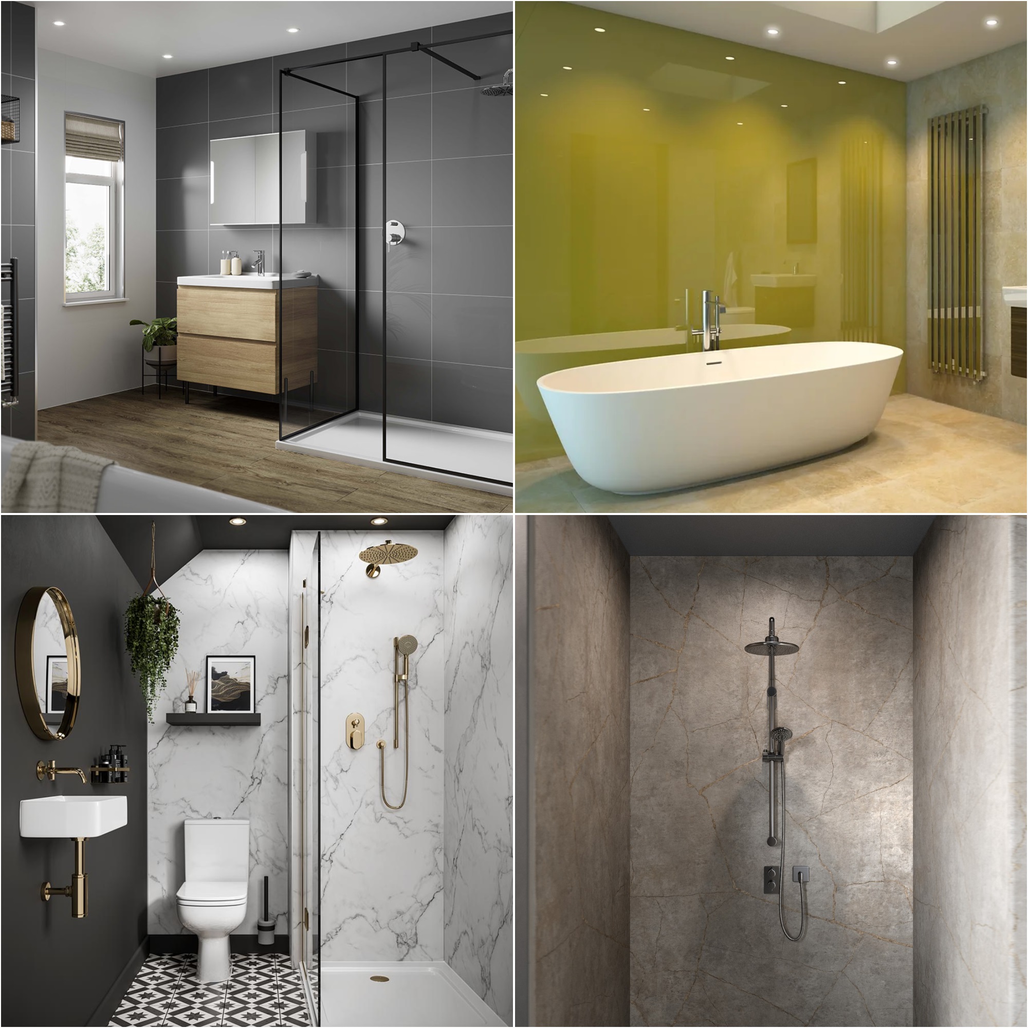 Bathroom shop wall boards