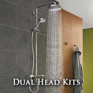 dual head shower kits