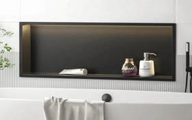 Gunmetal Shower Niche