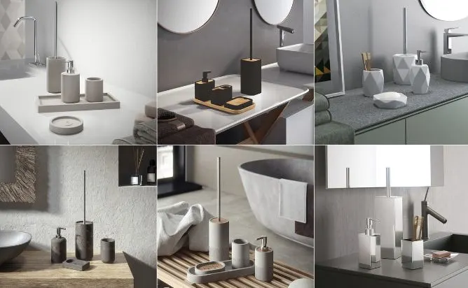 An Assortment of Bathroom Accessories