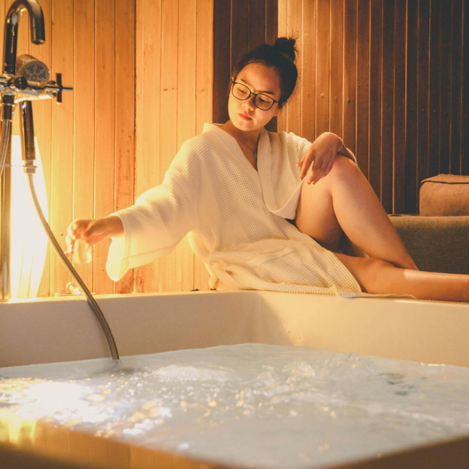 Relax In A Spa Bath