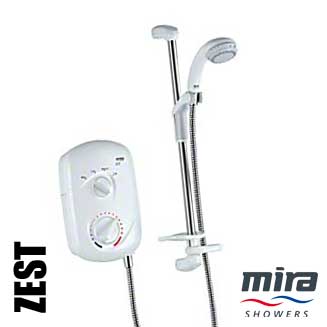 Zest Electric Showers By Mira