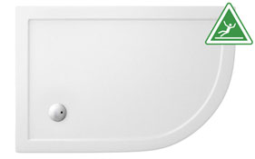 Anti Slip Offset Quadrant Shower Tray