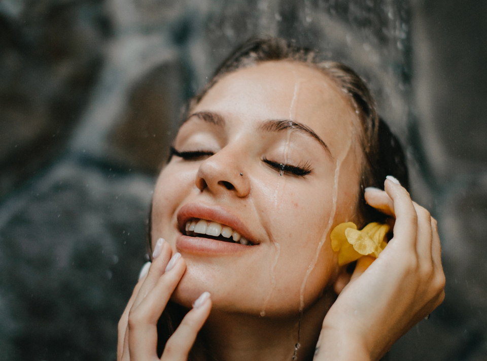 Women Showering