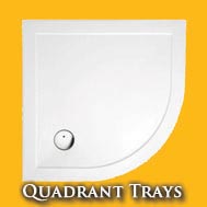 Quadrant shower trays