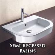 Semi Recessed Basin