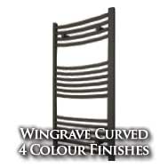 Wingrave Curved Bathroom Radiators 