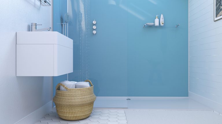 Shower Wall Acrylic Azure