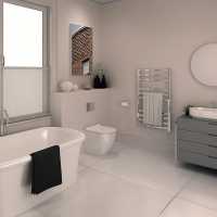 Durapanel Travertine Gloss 1200mm Duralock T&G Bathroom Wall Panel By JayLux