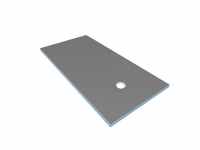 wedi Fundo Primo Wetroom Tray with Offset Drain - 1200 x 900mm