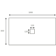 Roman Infinity 1400 x 900mm White Slate Effect Shower Tray