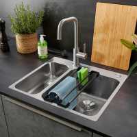 Blanco Lanora Brushed Steel Kitchen Tap