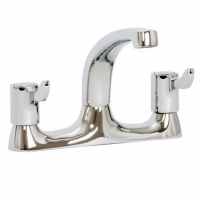 Skara Lever Contract - Swan Neck Kitchen Mixer Tap - Highlife Bathroom