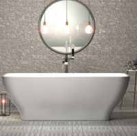 Charlotte Edwards Thebe 1695 x 750mm Modern Freestanding Bath
