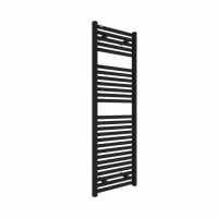 Tissino Hugo2 1212 x 400mm Matt Black Towel Radiator - High BTU Output