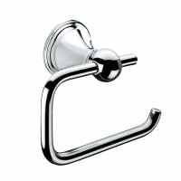 Genoa Open Toilet Roll Holder - Chrome - Origins Living