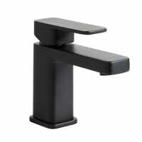 Fife Black Basin Mixer Tap inc Wastes - HighLife Bathrooms