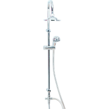 Leven Retro Fit Overhead Chrome Traditional  Shower Kit 13015