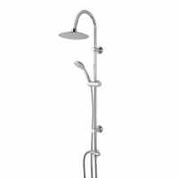 Troon Overhead Twin Shower Rigid Riser Kit - Highlife Bathrooms