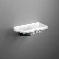 S8 Swarovski - Soap Dish - Chrome - Bathroom Origins