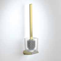 S8 Swarovski - WC Brush Set - Gold - Bathroom Origins