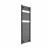 Tissino Hugo2 1652 x 500mm Matt Black Towel Radiator - High BTU Output