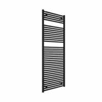 Tissino Hugo2 1652 x 600mm Matt Black Towel Radiator - High BTU Output