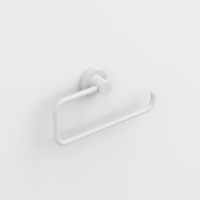 Tecno Project White Open Towel Ring