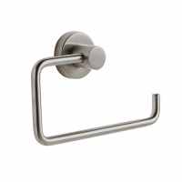 Tecno Project Brushed Nickel Open Toilet Roll Holder