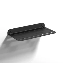 Origins Living Quick Matt Black Open Shower Shelf