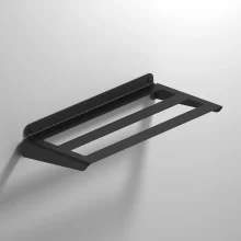 Origins Living Quick Matt Black Towel Rack